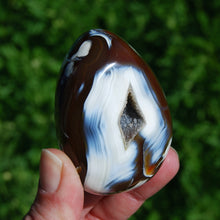 Load image into Gallery viewer, CHOOSE YOUR OWN XL Carnelian Agate Crystal Palm Stone, Madagascar
