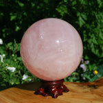 HUGE Rose Quartz Crystal Sphere Universal Love