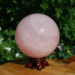 HUGE Rose Quartz Crystal Sphere Universal Love