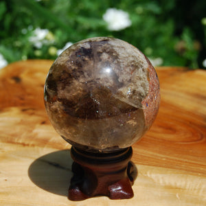 Lodolite Crystal Sphere