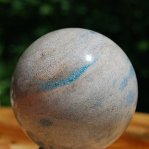 K2 Stone Crystal Sphere, Azurite Crystal Ball