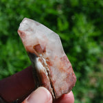Raw Amphibole Quartz Crystal Point Tantric TwinRaw Amphibole Quartz Crystal Point from Brazil