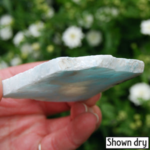 Larimar Crystal Slab Dominican Republic