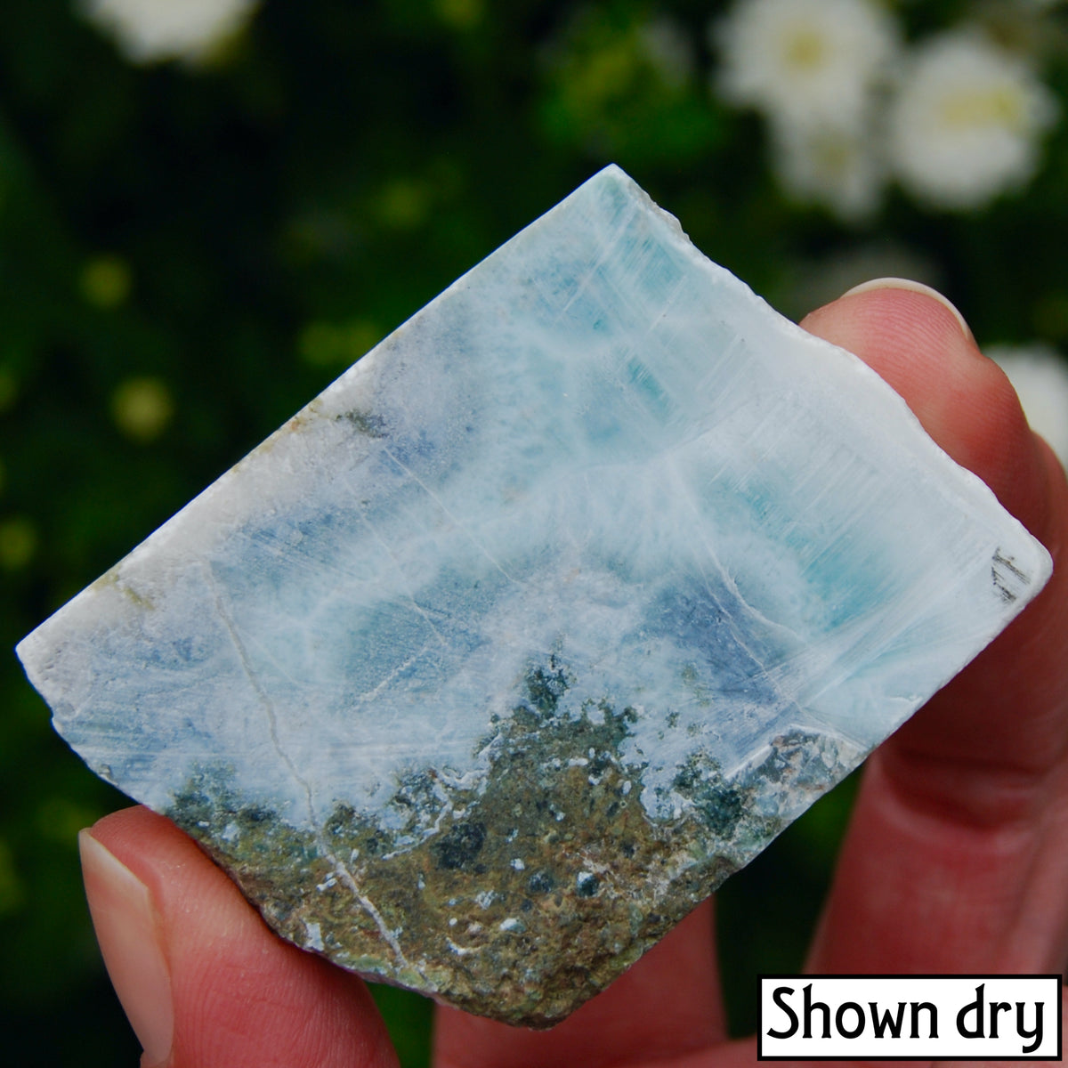 Larimar Crystal Slab Dominican Republic