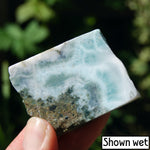 Genuine Larimar Crystal Slab Dominican Republic