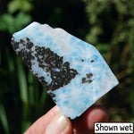 Genuine Larimar Crystal Slab Dominican Republic