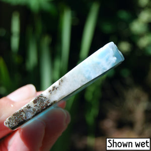 Genuine Larimar Crystal Slab Dominican Republic