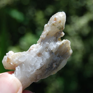 Fairy Quartz Crystal Point Sparkling Spirit Quartz Cluster from South Africa