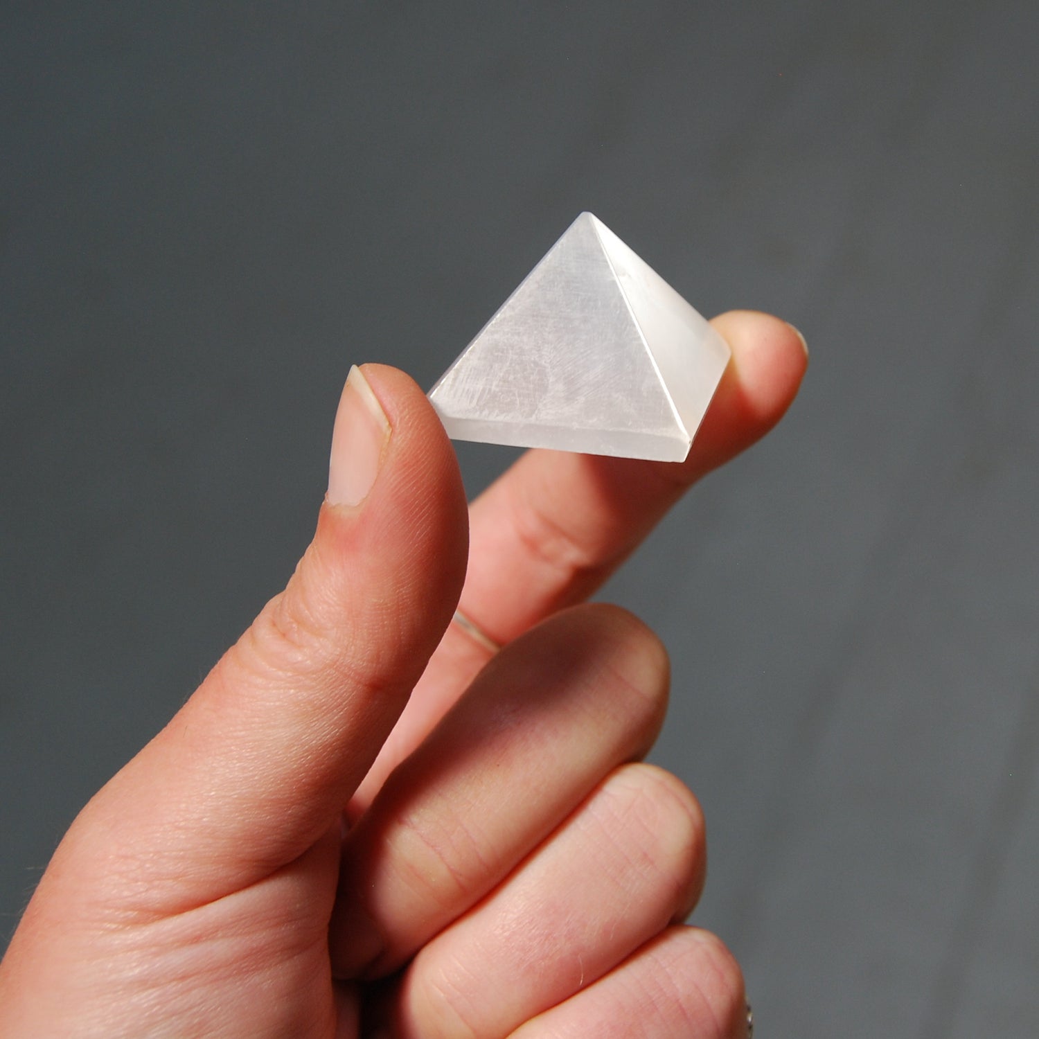 Selenite Crystal Pyramid 25mm to 30mm