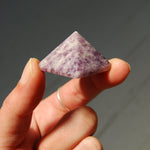 Lepidolite Crystal Pyramid 25mm to 30mm