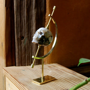 Crystal Display Stand in Brass 6.5"  Perfect for Spheres and Crystal Skulls