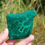 Stunning AAA Natural Malachite Crystal Polished Gemstone Slab 