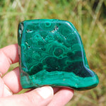 Stunning AAA Natural Malachite Crystal Polished Gemstone Slab 