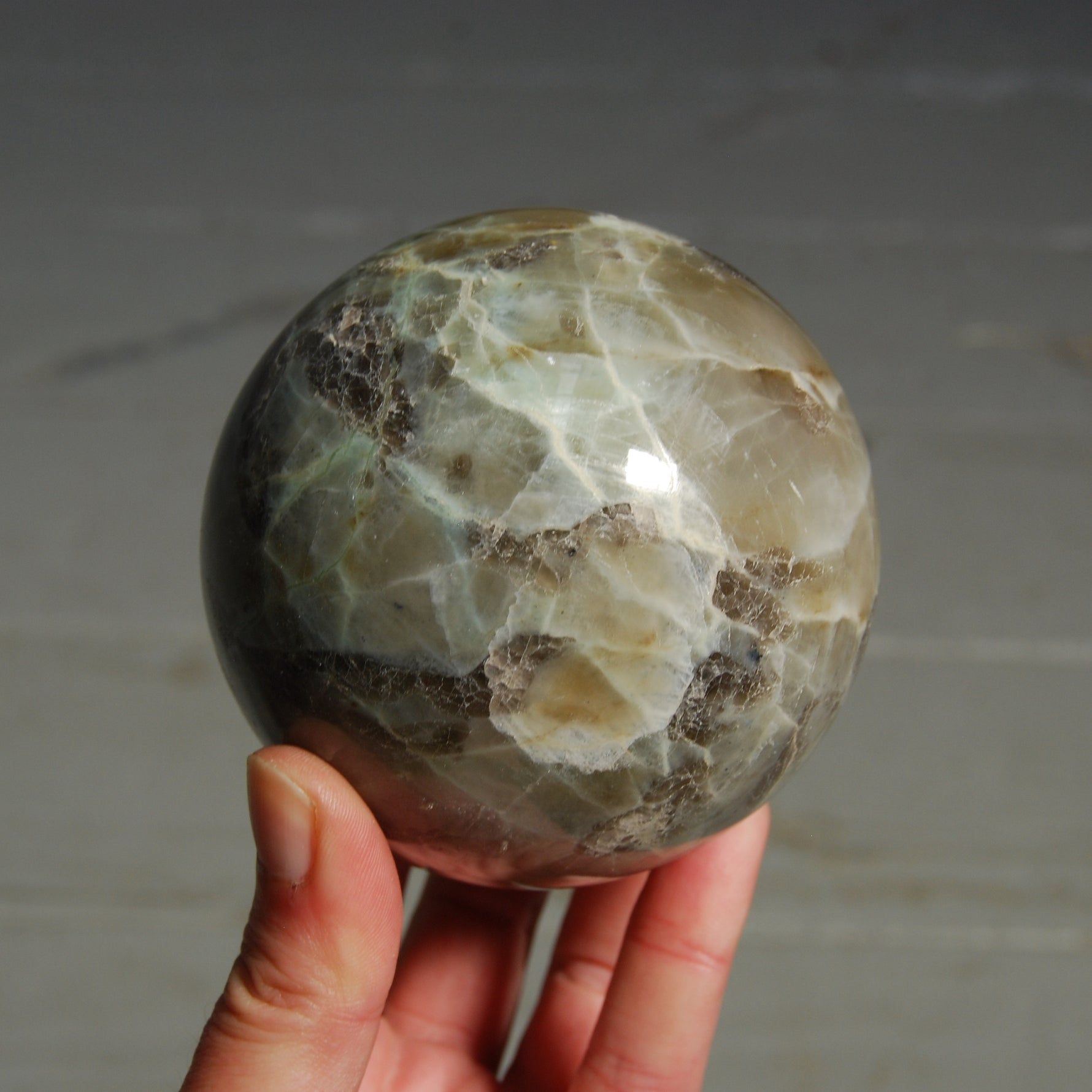 Large Garnierite Crystal Sphere Polished Crystal Ball
