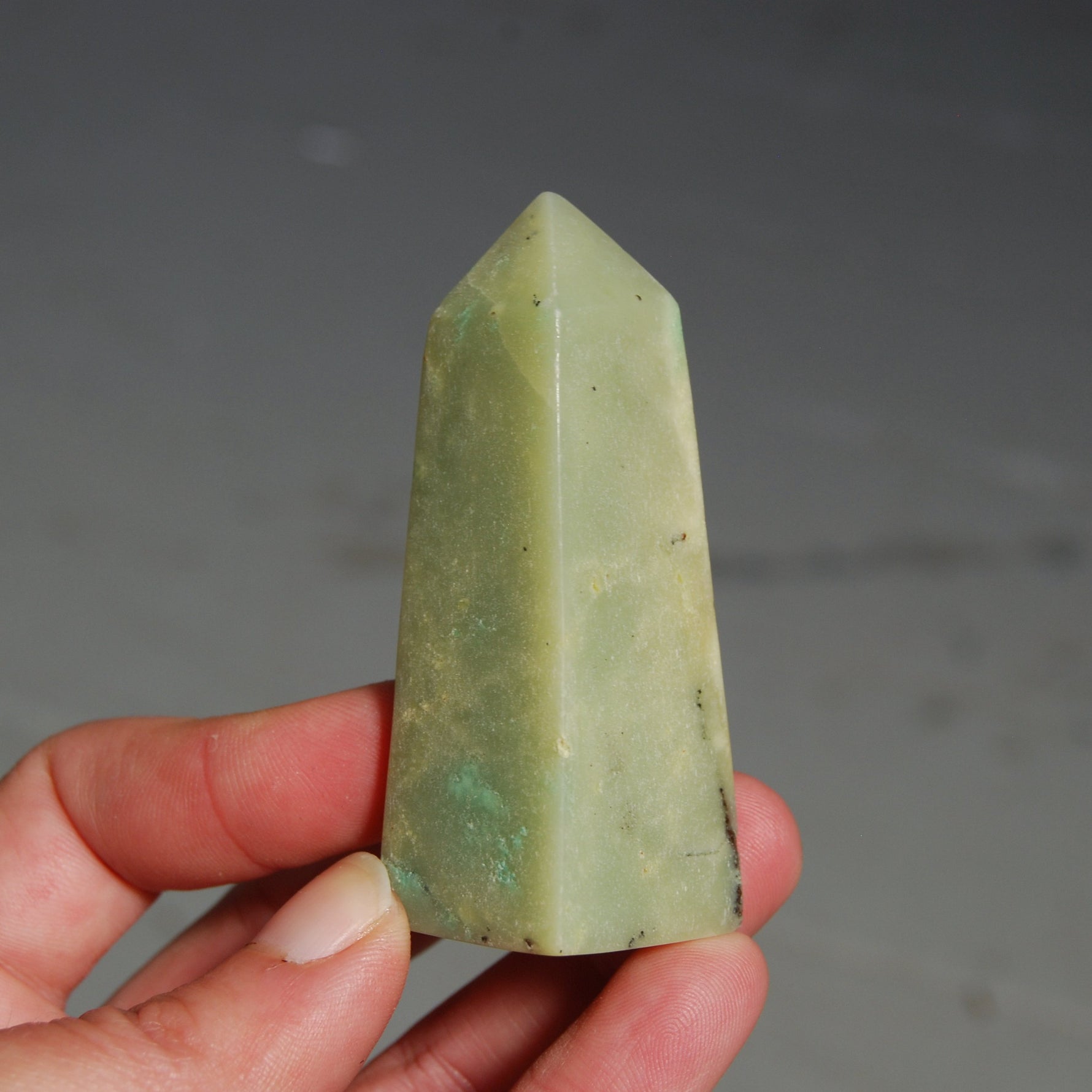 Green Chrysoprase Crystal Tower 80g 2"