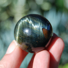 Load image into Gallery viewer, Blue Tiger&#39;s Eye Crystal Sphere
