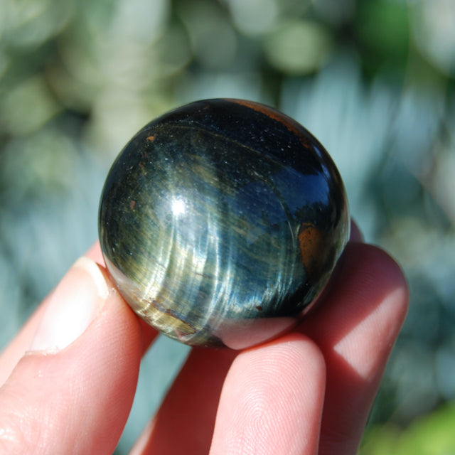 Blue Tiger's Eye Crystal Sphere