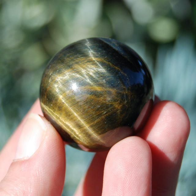 Blue Tiger's Eye Crystal Sphere