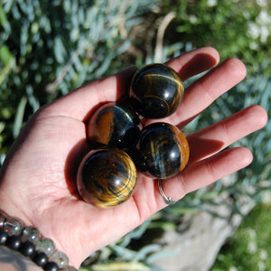 Blue Tiger's Eye Crystal Sphere