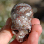 Pietersite Carved Crystal Skull Realistic Gemstone Carving