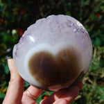 Amethyst Geode Crystal Sphere