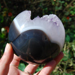 Amethyst Geode Crystal Sphere