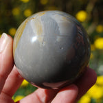 Polychrome Jasper Carved Crystal Sphere