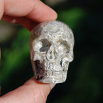 Laguna Lace Agate Carved Crystal Skull