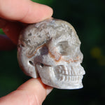 Laguna Lace Agate Carved Crystal Skull