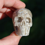 Laguna Lace Agate Carved Crystal Skull