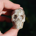 Laguna Lace Agate Carved Crystal Skull