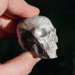 Laguna Lace Agate Carved Crystal Skull