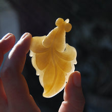 Load image into Gallery viewer, Yellow Jade Carved Crystal Goldfish 
