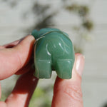 Green Aventurine Carved Crystal Pig Totems