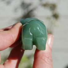 Load image into Gallery viewer, Green Aventurine Carved Crystal Pig Totems
