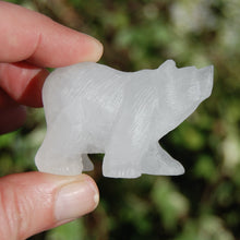 Load image into Gallery viewer, Rock Clear Quartz Carved Crystal Bear
