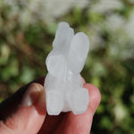 Rock Clear Quartz Carved Crystal Bear