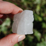 "Clear" Rock Quartz Carved Crystal Rabbit