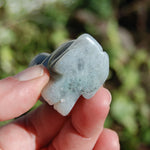 Labradorite Carved Crystal Cat
