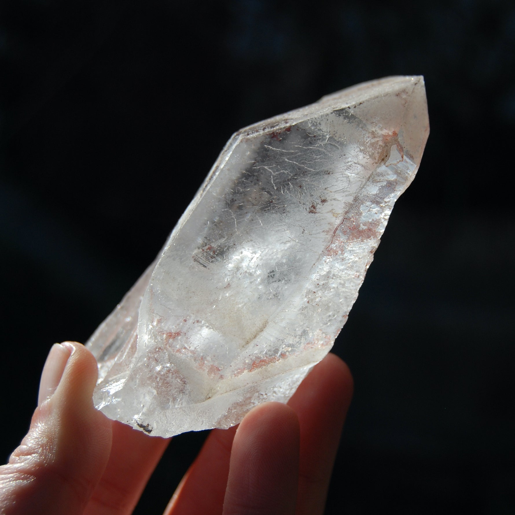 Scarlet Temple Lemurian Seed Quartz Crystal Chisel Dreamsicle Starbrary