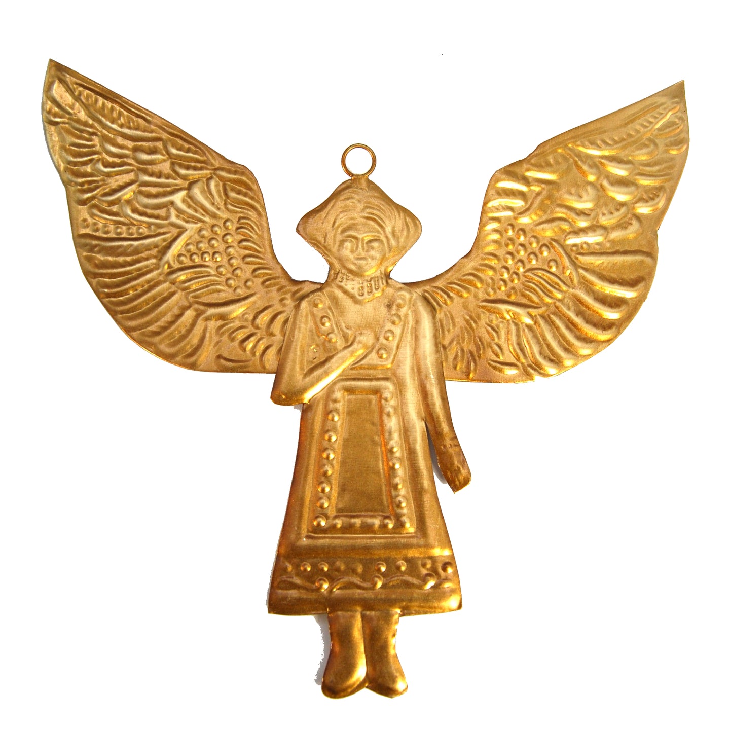 Ex Voto Angel Milagro Ornament with outstretched wings