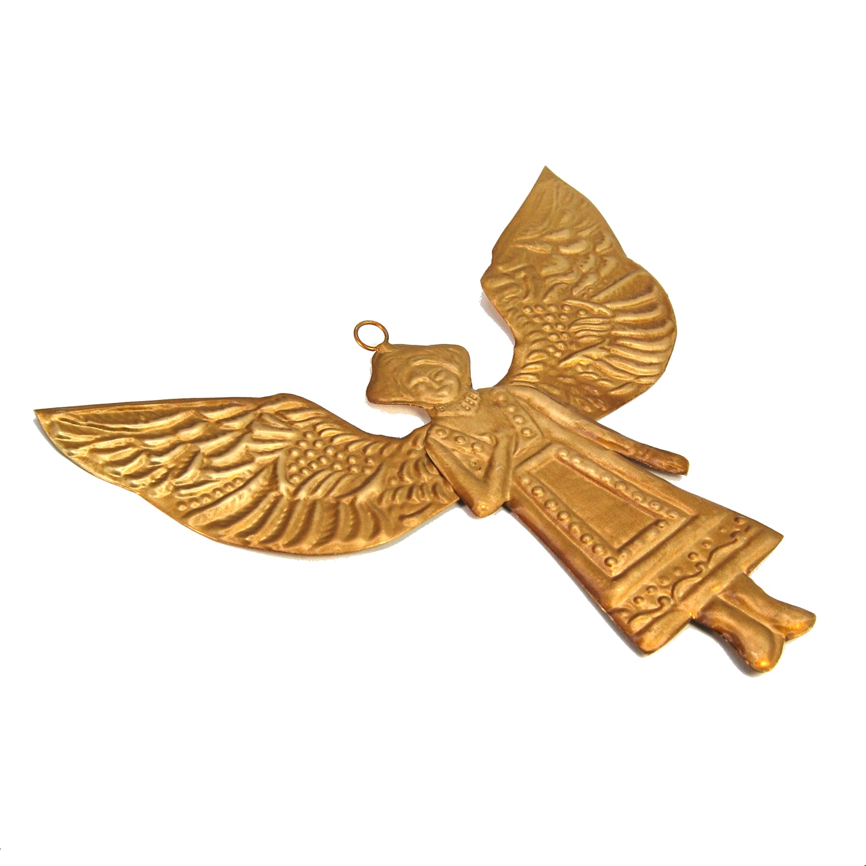 Ex Voto Angel Milagro Ornament with outstretched wings