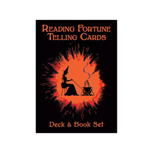 Reading Fortune Telling Cards Deck & Book Set, Gypsy Witch Cartomancy Deck