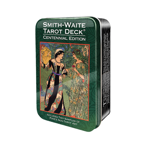 Smith-Waite Centennial Tarot Card Deck and Book in Tin Box
