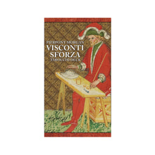 Load image into Gallery viewer, Visconti-Sforza Pierpont Morgan Tarocchi Tarot Card Deck and Book by Stuart R. Kaplan Antique Reproduction

