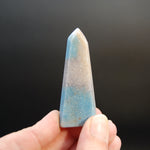 Blue Trolleite Quartz Crystal Tower