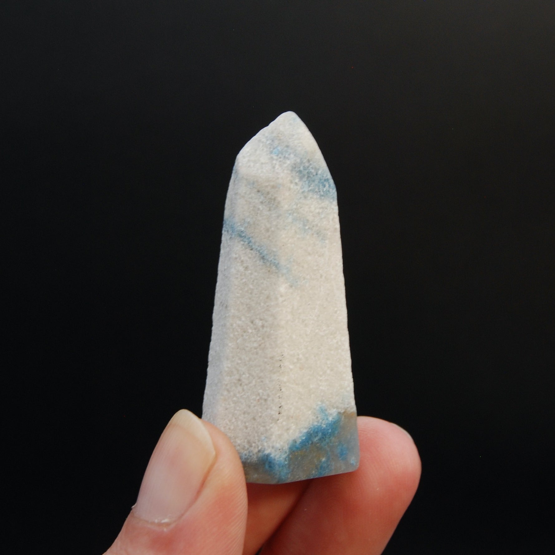 Blue Trolleite Quartz Crystal Tower