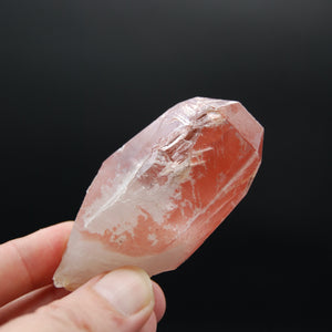 Strawberry Pink Lemurian Seed Quartz Crystal Starbrary