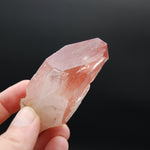 Strawberry Pink Lemurian Seed Quartz Crystal Starbrary