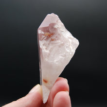 Load image into Gallery viewer, Tantric Twin Lithium Lemurian Quartz Crystal
